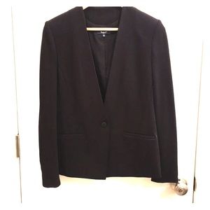 NWT Madewell Collarless blazer Sz 4